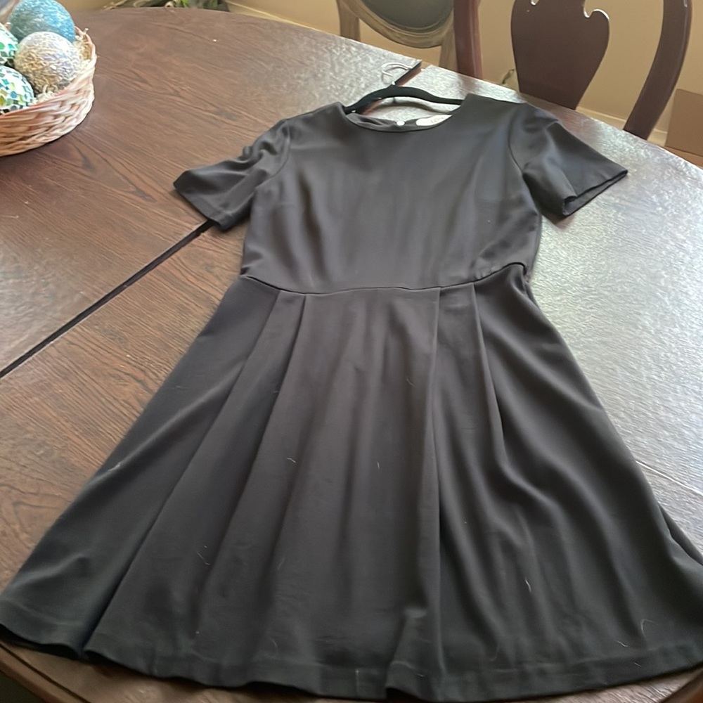 Black loft dress size 8